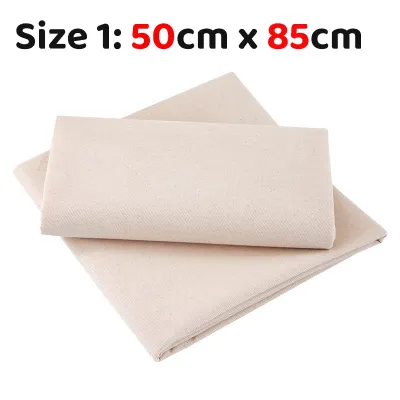Vải mộc Canvas dày dặn dùng may lót túi xách vẽ tranh