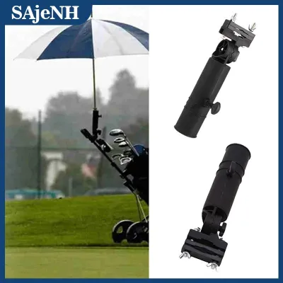 SAjeNH Universal Golf Cart Umbrella Holder Umbrellas Bracket Adjustable Golf Trolley Umbrella Stand Clip Buggy Wheelchair Baby Pram