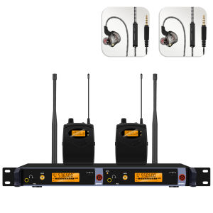 ระบบตรวจสอบชุดหูฟังไร้สาย UHF ไม่มีความล่าช้า เอวแบบพกพานำเข้าหูฟังขั้นสูง การแสดงบนเวทีเรียลไทม์ย้อนกลับไปฟังหูฟังคอนเสิร์ตนักร้อง ระยะทางที่ได้รับ 80 เมตร อายุการใช้งานแบตเตอรี่ที่ยาวนาน