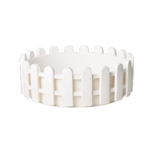 JESSIEM Small Fence Flowerpot Greenery Container Garden Decoration Planter Box Creative Rustic Style Flower Pot Basket Garden Decoration