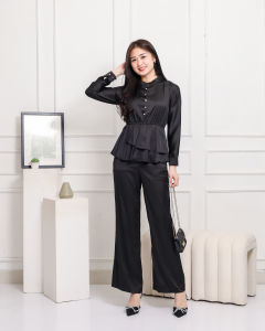 LONAIRE 9201# - Elvida Set Satin Premium Setelan Wanita Fashion