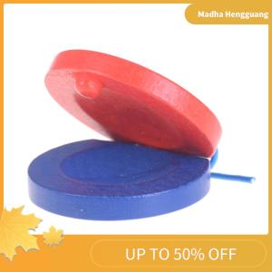 Madha Kid Wooden Castanet Toy Children Musical Percussion Instrument TOY Gift