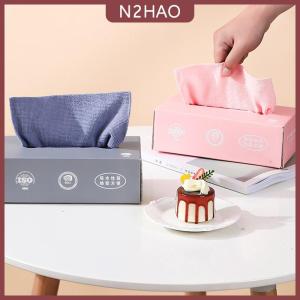 N2HAO  20 cái hộp sợi nhỏ Khăn Thấm Nhà Bếp làm sạch Khăn Rửa Chén không dính dầu món ăn giẻ lau khăn ăn Bộ đồ ăn nhà làm sạch khăn