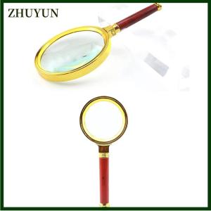 ZHUYUN Portable Magnifying 10X Handheld 60 70 80 90 100mm Portable Magnifier