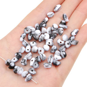 10g Irregular Halo Stained Small Gravel Beads  Acrylic Loose Spacer Beads For DIY Handmade Bracelet Necklace Keychain Jewelry Making Accessories