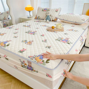 【现货速发】youmi Printed Bedsheet Cartoon Bed Cover Fitted Sheet 印花床单｜床笠｜床罩｜Cadar Kartun Sarung Tilam Cadar Tilam Kapas Single/Queen/King