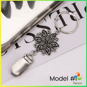 Harper 1 ชิ้น ที่หนีบหมวก คลิปหนีบหมวกฟาง แขวนใช้งานง่าย เหมาะสําหรับกระเป๋าเป้สะพายหลังเดินทาง hat clip