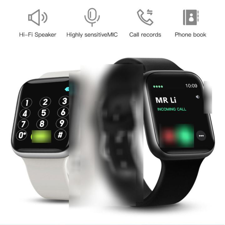 T500 + Plus smart watch 1.75 large screen watch6 call custom wallpaper ...