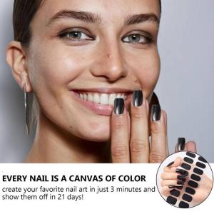 Solid Color Nails Art Sticker Nail Wraps Waterproof Nail Decals Nail Sticker Nail Polish Stickers Nails Art Decoration