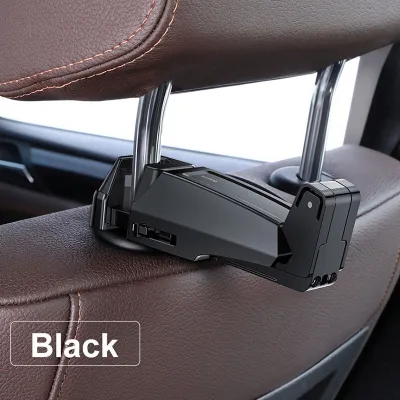 Baseus Car Phone Holder Headrest Hooks for iPhone Huawei Back Seat Hook Car Mount Holder Fastener Seat Back Organizer Bag Hanger