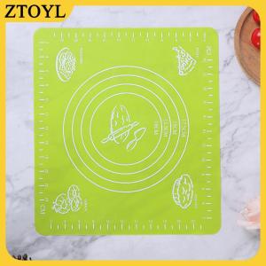 ZTOYL  26x29cm Silicone không dính Mat cán bột lót Pad Bánh Ngọt Bánh bakeware