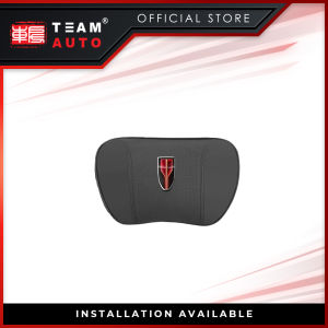 TeamAutoCare TAC40374  Hong Qi Cars Headrest and Cushion Set (Black)