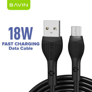 BAVIN CB293 12W to 60W Fast Charging Cable w/ Data Transmission & Built In Smart Chip Compatible iPh Type-C Micro