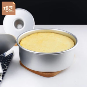 Khuôn Nhôm đúc hình Tròn bánh bông Lan cao cấp đáy liền đường kính 16cm rất đẹp