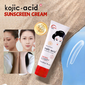 ( NEW Brand ) SPF50 PA+++ Kojic Acid Brand New Guanjing Body Sublock Wajah & Badan Sunscreen Cream 80g Fade Spots丨Sun Protection Repair丨Moisturizing Skin