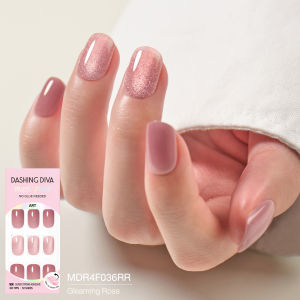 Dashing Diva เล็บปลอม ทรงปลายโค้งมน รุ่น MDR4F033RR-MDR4F036RR จำนวน 1 กล่องมี 30 เล็บ