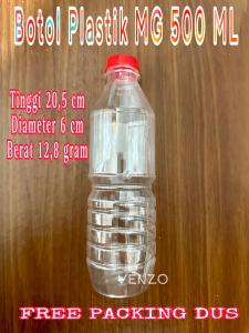Botol Plastik Jamu Minuman 500 Ml (isi 50 Pcs) + Packing Dus