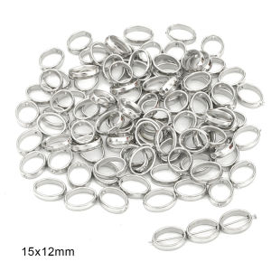 50Pcs Plastic CCB Hollow Plum Spacer Beads Gold Color Oval Round Heart Beads For DIY Bestie Bracelet Fashion Women Earrings Jewelry Making Accessories