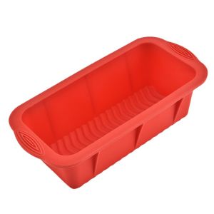 1pcs Silicone Bread Loaf Cake Mold Non Stick Bakeware Baking Pan Oven Rectangle Mould