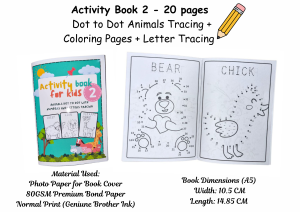 ACTIVITY BOOKS FOR KIDS | PREPARES FOR EARTHQUAKES | MAZE PUZZLE | DOT TO DOT | ALPHABET TRACING