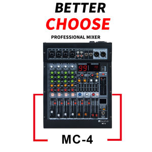 Deuahub AUDIO Mixer MC-6/MC-8 6/8channel Bluetooth Usb Mp3 Audio Sound Mixer 99dsp Multifunction Karaoke