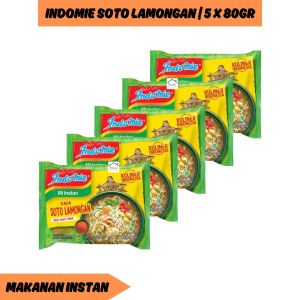 5PCS Indomie Kuliner Indonesia Mie Instan Kuah Soto Lamongan Khas Jawa Timur