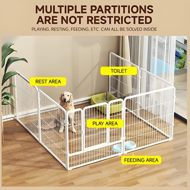 Greenpets%20Indoor%20Dog%20Playpen%20Easy%20Assemble%20Pen%20Fence%20Dog%20Cage%20with%20isolation%20door%20anti-collision%20door%20lock%20Bakod%20na%20Panulat%20-%20Image%206