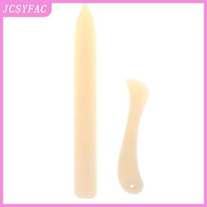 JCSYFAC 2Pcs Bone Folder Craft Tools Leather Scoring Folding Creasing Paper Accessory