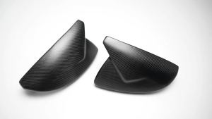 mv1 Ox Horns LHD Carbon Car Side Wing Rear View Mirror Caps Shells Cover Trim Accessories For Audi A7 C8 S7 RS7 Sportback 2019-2025 5B9Z7
