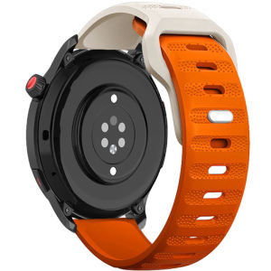 Sport Strap for Galaxy Watch 6 Classic Strap/Galaxy Watch 6/5/4/4 Classic/Active 2 for Amazfit Bip/GTS 2/3/4 22mm Silicone Strap for Huawei GT 2/3 for Amazfit GTR 2/3/4