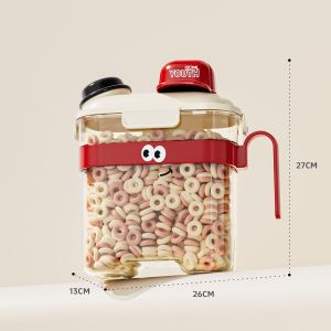 YOUTH Pet Food Storage Box Sealed and Moisture-proof Bucket for Cat Food and Dog Food 2.8L/3.6L