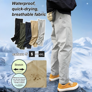 Work Pants Slimming Long Pants Utility Pockets Multifunction Composite Breathable Mesh
