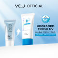 [6.6 B1G1 EXCLUSIVE] Y.O.U Sunbrella Triple UV Elixir Sunscreen Duo | SPF 50+ PA++++ | 8H Oil Control 30ML. 
