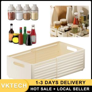 Adjustable Expandable Storage Box with Handles for Closet and Bedroom Organization Durable Plastic Drawer Container