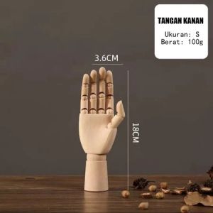 Manekin Kayu Manekin Tangan Pajangan Action Figure Hiasan Meja Patung Manekin Sketsa