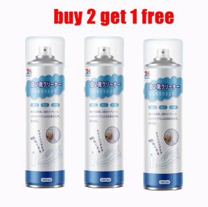 360ml Japanese Imported Sneaker Whitener Spray - Fast Acting Anti-Bacterial Shoe Deodorizer Fragrance-Free Multipurpose Cleaner