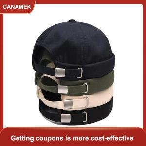 【CANAMEK】 Mũ Lưỡi Trai Bóng Chày cotton không vành cổ điển mũ đầu lâu hip hop điều chỉnh được