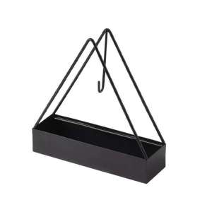 Anti-Mosquito Coil Holder with Tray Creative Wrought Iron Triangular Shape Mosquito Repellent Incense Rack