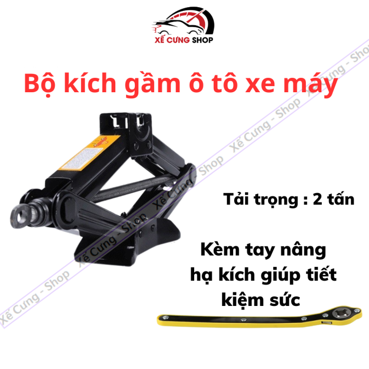 Kích nâng gầm xe ô tô - Kích lốp ô tô chữ A đầu bám xoay 360 độ - Tay ...