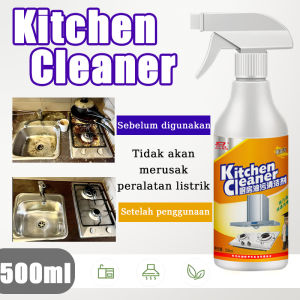 Busa pembersih berminyak pembersih dapur 500ml Pembersih serbaguna penghilang noda yang ampuh Kotoran Noda Hitam Serbaguna Kitchen Cleaner