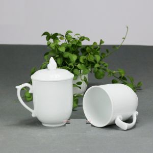 Ca Trà Sứ Có Nắp Dung Tích 300 ML Cao Cấp