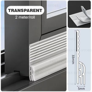 Window Gap Sealing Strip Weather Stripping Soundproof Noise-Reduce Window Draft Stopper Gap