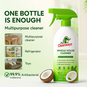 Green Coconut Scented Multi-Purpose Cleaner Fresh And Clean Fragrance Effectively Cleans Surfaces Safe For Use In Kitchens