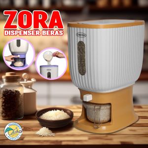 TABITHA Dispenser Beras 10 KG ZORA Rice Dispenser Tempat Wadah Penyimpanan Beras Otomatis Rice Box 10 kg