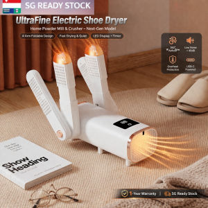 SG STOCK Electric Shoe Dryer 4 Head UV Foldable Portable Fast Dry Deodorize Dehumidify Shoes Boots Dryer