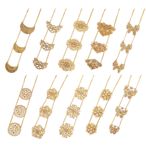 Southeast Asian Inspired Islamic Brooch Pin Multi Functional Zinc Alloy with Traditional Artistic Detailing