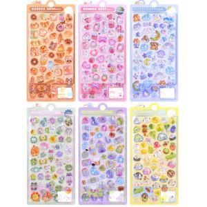 CHUN053634 DIY Jelly Sticker Diary Scrapbooking Mobile Phone Decoration Acrylic Diamond Patch Funny Multi-color Stationery Sticker