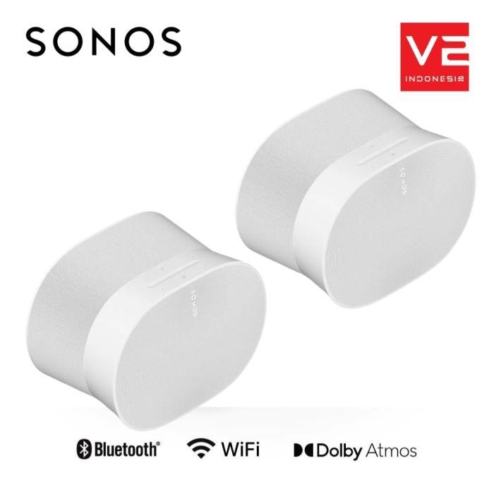 Sonos Era 300 Immersive Music Set Smart Wireless Speaker with Dolby Atmos & Spatial Audio - White | Lazada Indonesia