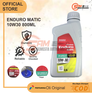 Pertamina Enduro Matic 800ml 10w30 Oli Motor Matik Honda Yamaha 0.8L