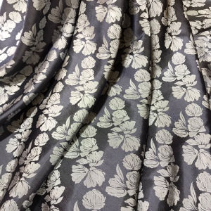 Vải Lụa Tơ Tằm Palacesilk bèo sen xám may áo bà ba áo dài